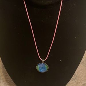 Light Blue and Green Necklace
